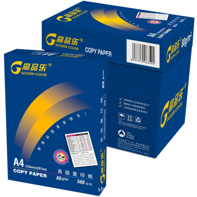 Golden color/高品樂Ａ4	復印紙 80g  500張/包  2500張/箱